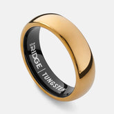 6mm Rounded Ring Set - 24K Gold