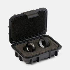 6mm Rounded Ring Set - Royal Black